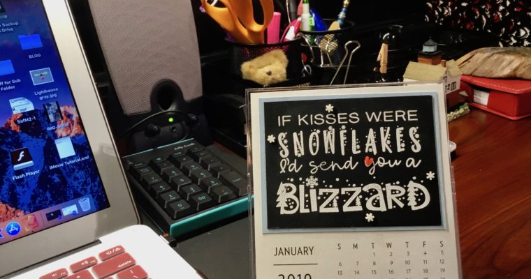 2019 D.I.Y. Desk Calendar – January