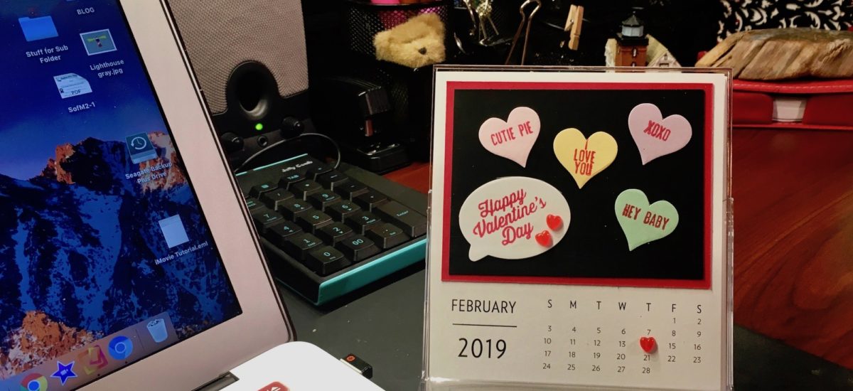 2019 D.I.Y. Desk Calendar – February
