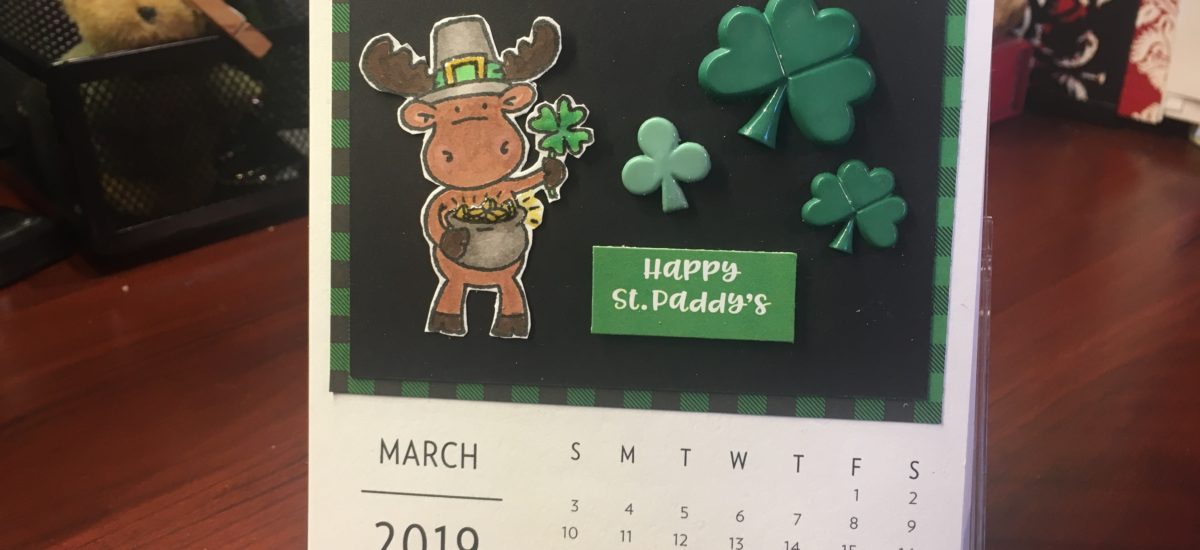 2019 D.I.Y. Desk Calendar – March