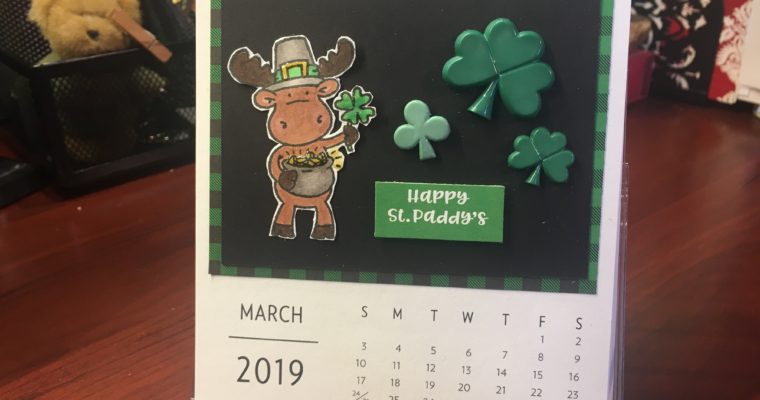 2019 D.I.Y. Desk Calendar – March