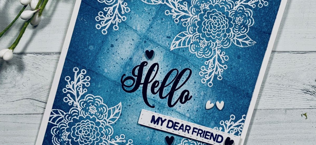Video: “Resist/Distress Inking” Technique using Kat’s New “Friendship Greetings” Stamp Set
