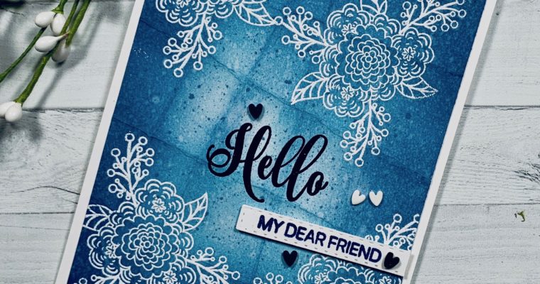 Video: “Resist/Distress Inking” Technique using Kat’s New “Friendship Greetings” Stamp Set