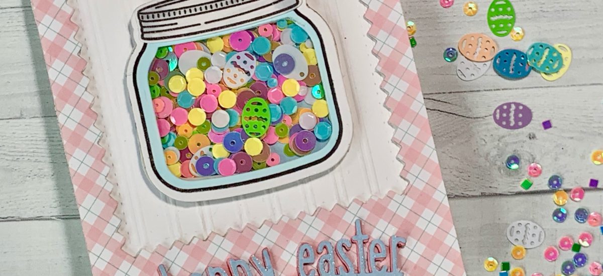Happy Easter with the Kat Scrappiness “Zig-Zag” Dies