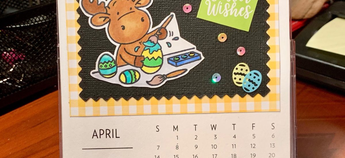 2019 D.I.Y. Desk Calendar – April