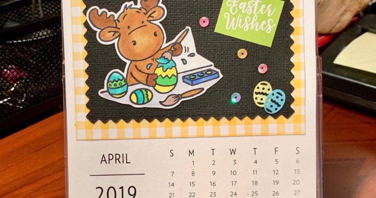 2019 D.I.Y. Desk Calendar – April