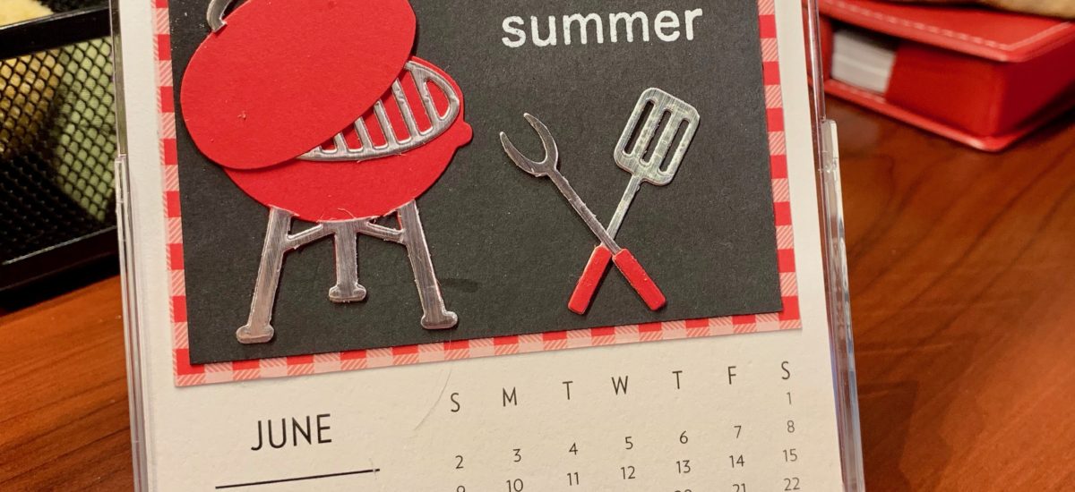 2019 D.I.Y. Desk Calendar – June