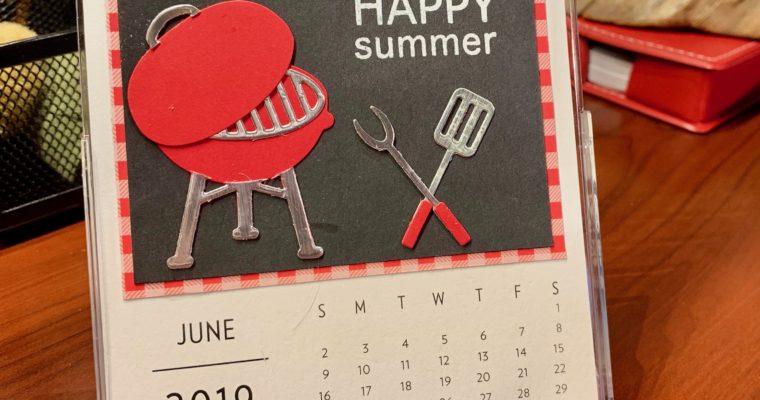 2019 D.I.Y. Desk Calendar – June
