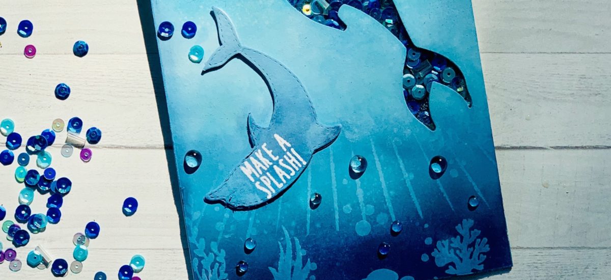 Dolphin Shaker Card with Bonus D.I.Y. Calendar Video!