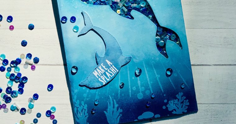 Dolphin Shaker Card with Bonus D.I.Y. Calendar Video!