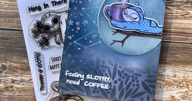Stewart the Sloth Sports “Dr. Denton” PJs (and Coffee) | Paper Piecing Fun!