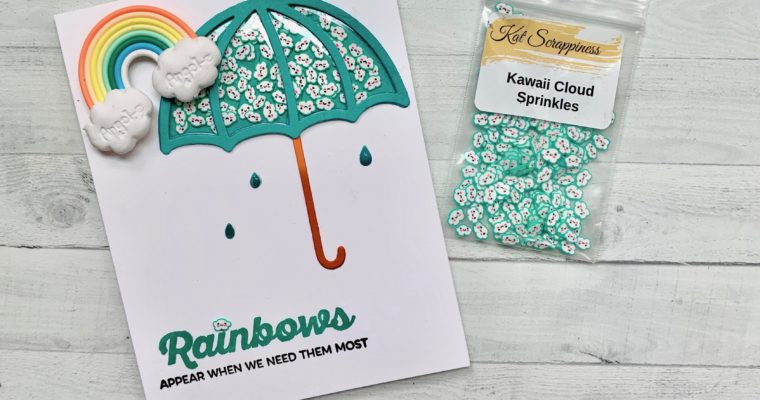 Turning Small Die Cuts into Shaker Cards Using Custom Shaped Sprinkles