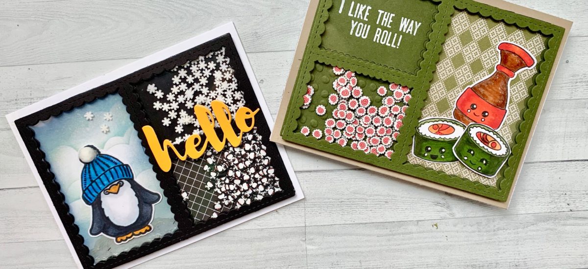 Sprinkle Shaker Cards | Kat Scrappiness September Release