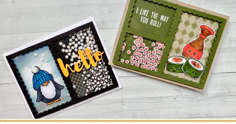 Sprinkle Shaker Cards | Kat Scrappiness September Release