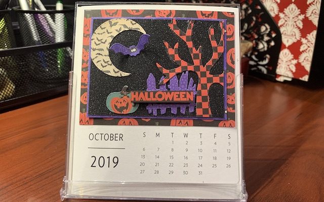 2019 D.I.Y. Desk Calendar – October