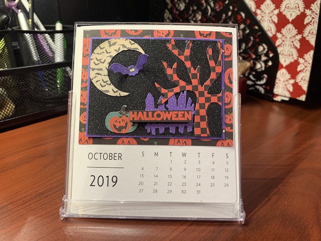 2019 D.I.Y. Desk Calendar – October