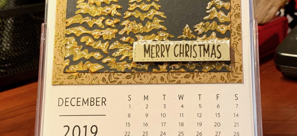 2019 D.I.Y. Desk Calendar Video – December