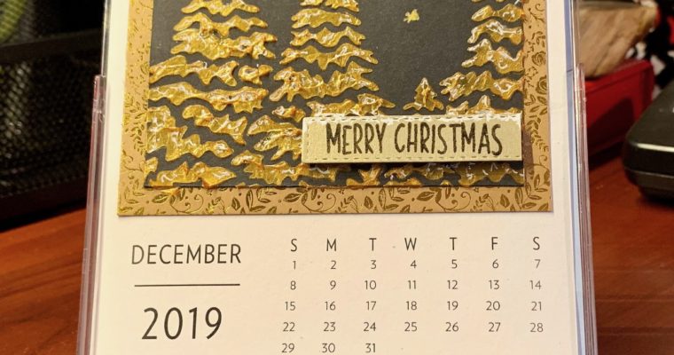 2019 D.I.Y. Desk Calendar Video – December