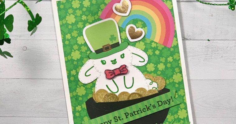 “Bunny-chaun” Card |The Easter Bunny Meets a Leprechaun | Giveaway!
