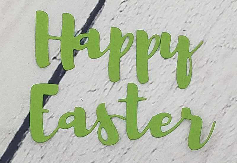 Winner of the Kat Scrappiness Happy Easter Word Die Giveaway!