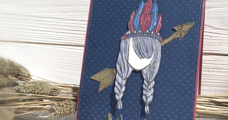 Warrior | Encouragement Card for Joy Clair Designs