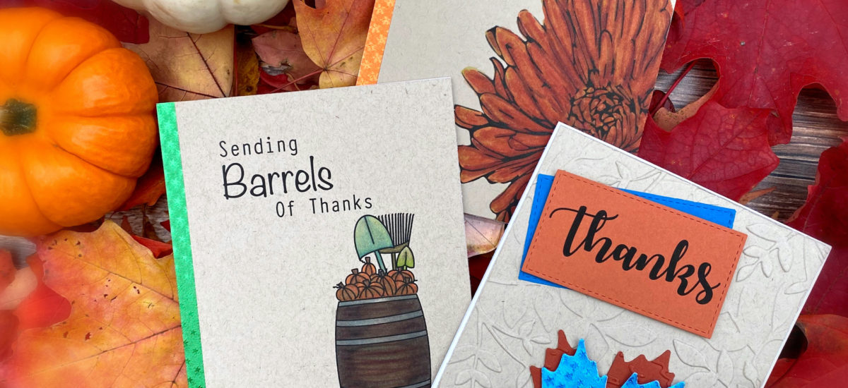 Foil on Kraft | Thank You Cards with an Autumn Twist