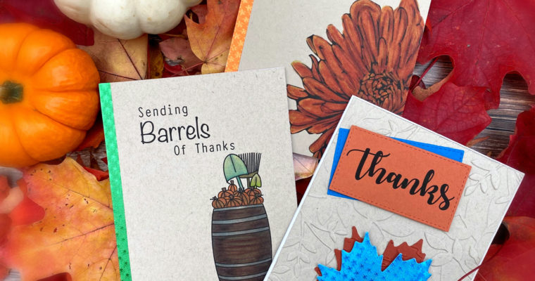 Foil on Kraft | Thank You Cards with an Autumn Twist