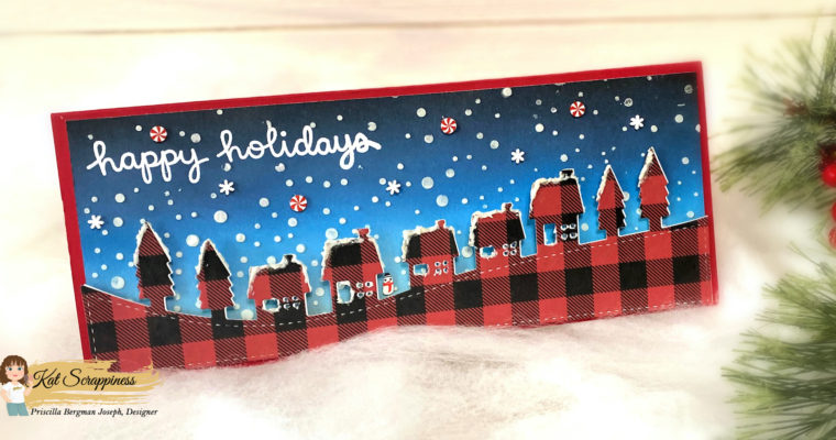 Holiday Village Slimline Cards