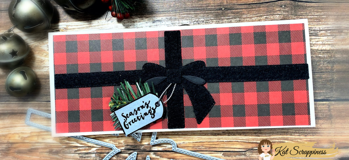 And Tie It With A Bow! | New Slimline Die by Kat Scrappiness