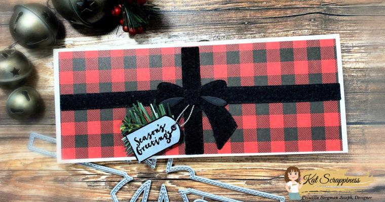 And Tie It With A Bow! | New Slimline Die by Kat Scrappiness