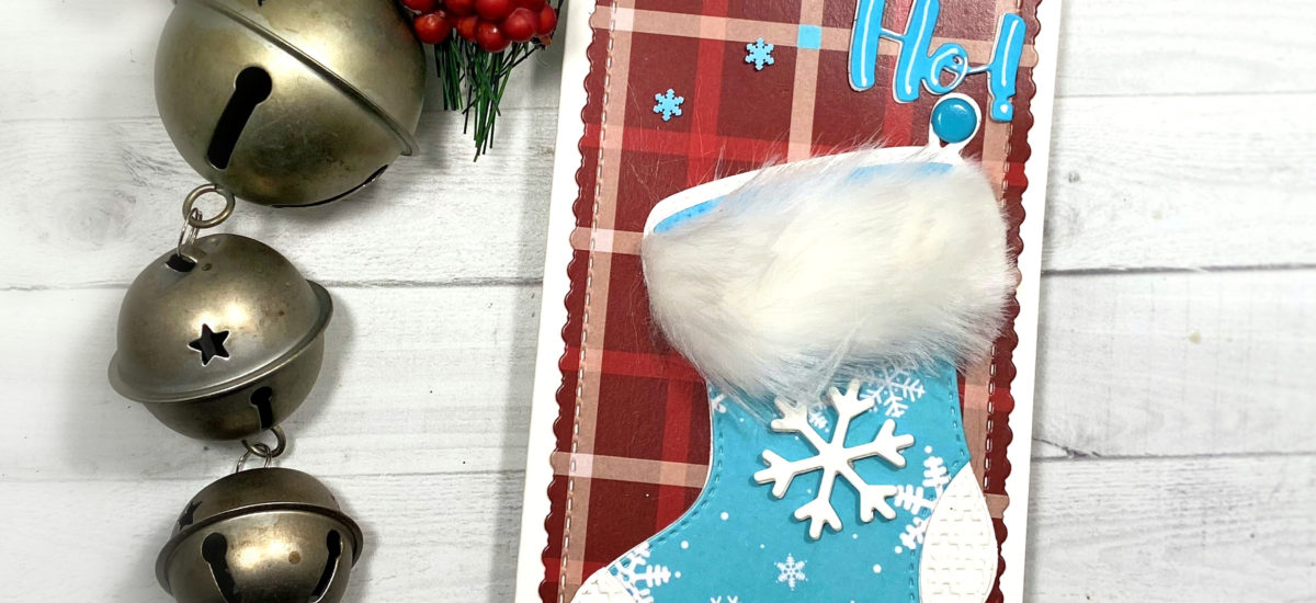 Ho! Ho! Ho! | Slimline Stocking Card