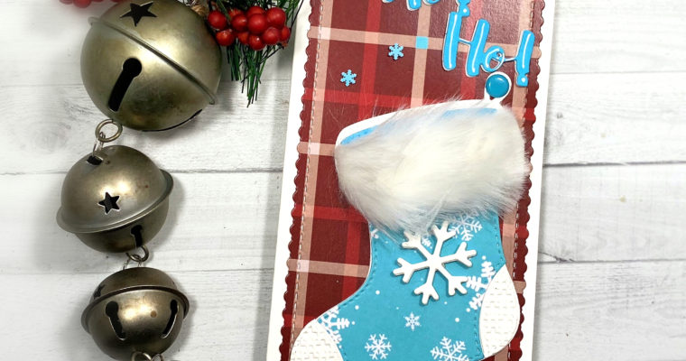 Ho! Ho! Ho! | Slimline Stocking Card