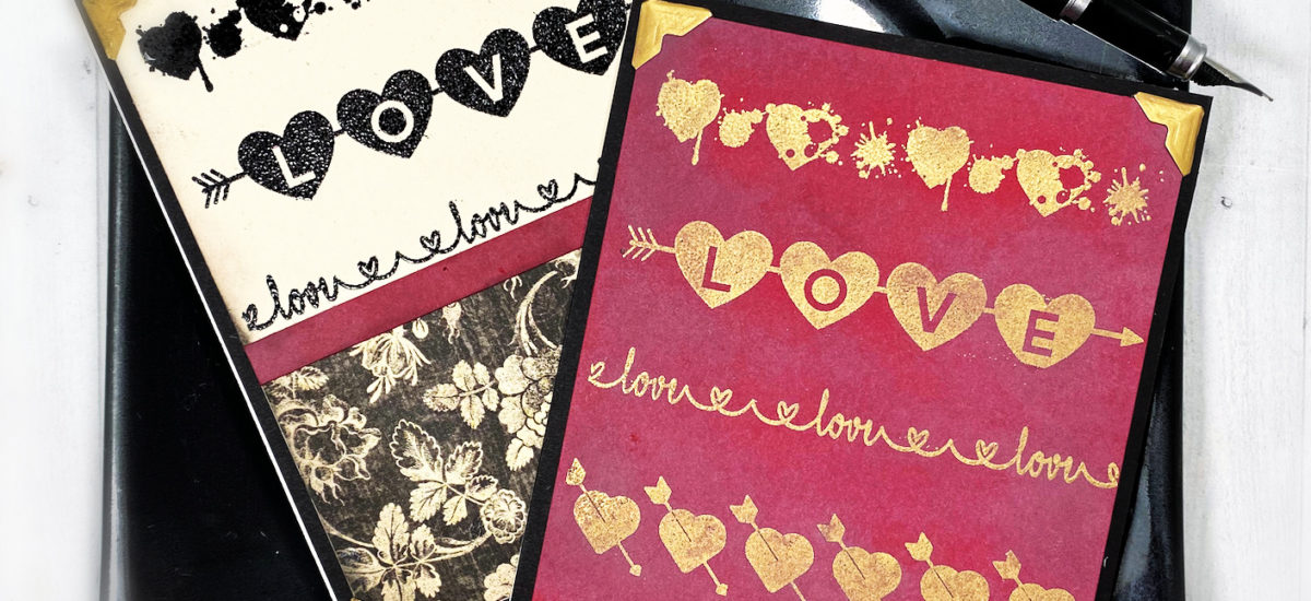 Valentine Cards with a Hint of “Vintage”