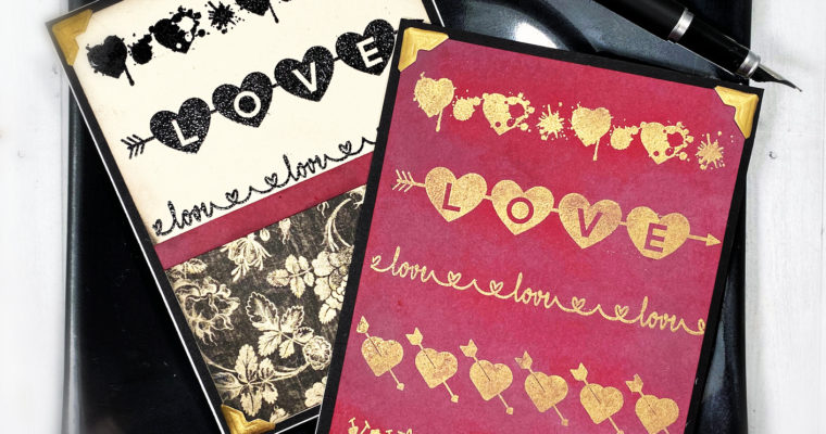 Valentine Cards with a Hint of “Vintage”