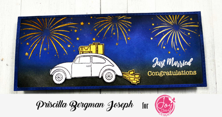 “Just Married” | Joy Clair Slimline Card