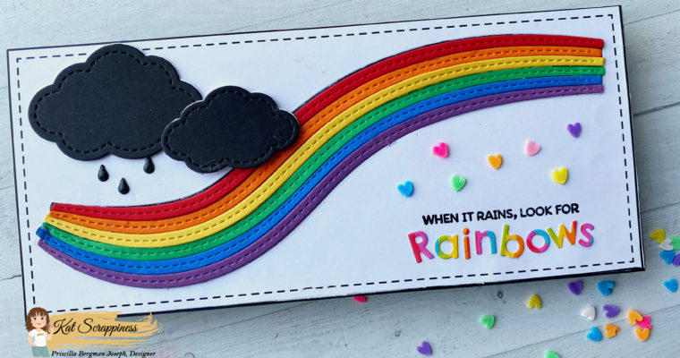 Look for Rainbows Slimline Card