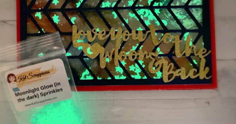 Glow-in-the-Dark Mini Slimline Shaker Card