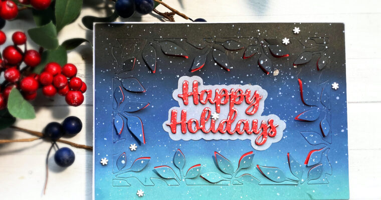 “Happy Holidays” 5 x 7 Card
