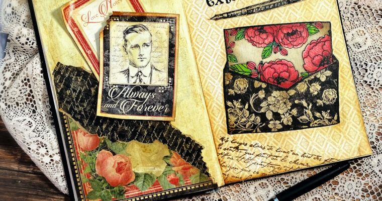 You Make the Ordinary Extraordinary- A Two-Page Art Journal Spread
