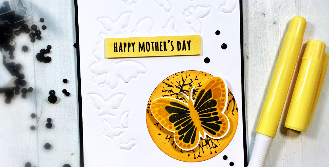 Mother’s Day Card with Dry Embossing