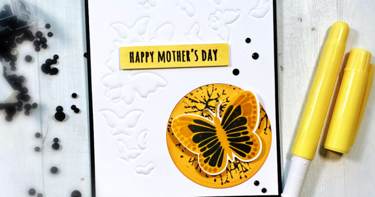 Mother’s Day Card with Dry Embossing