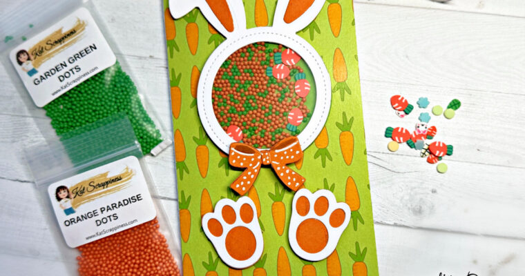 “Some Bunny Loves You” Slimline Shaker Card