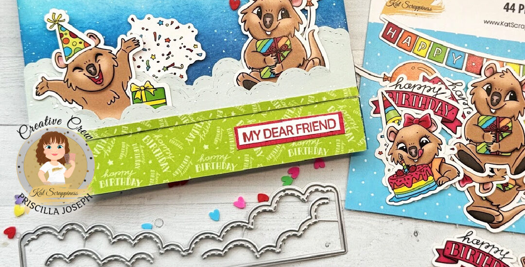 Die Cut Ephemera Makes for a Quick & Easy Birthday Card