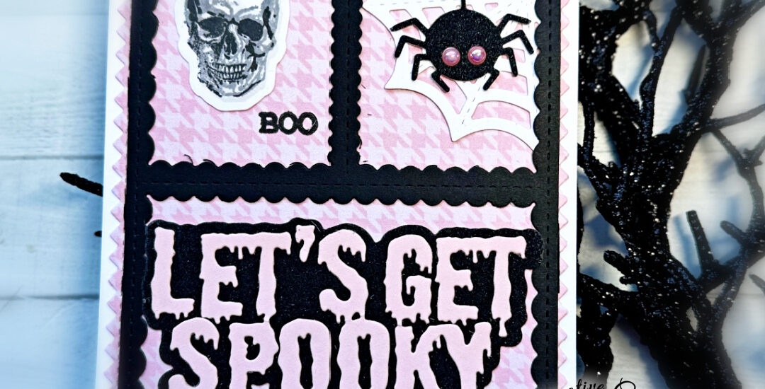 Pink & Black Halloween Card . . . Why Not?