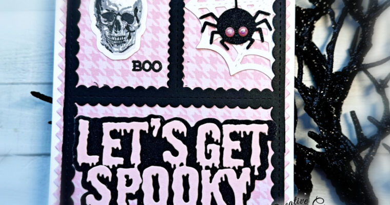 Pink & Black Halloween Card . . . Why Not?