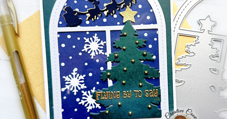 Bring a Classic Holiday Scene to Life – A Christmas in July Card