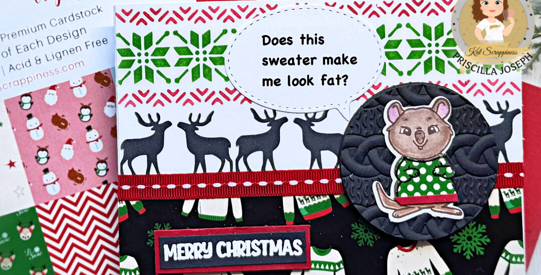 Snarky Ugly Christmas Sweater Card