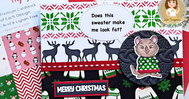 Snarky Ugly Christmas Sweater Card