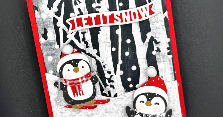 “Let It Snow” – Spellbinders “Snow Much Fun” Small Die of the Month Club